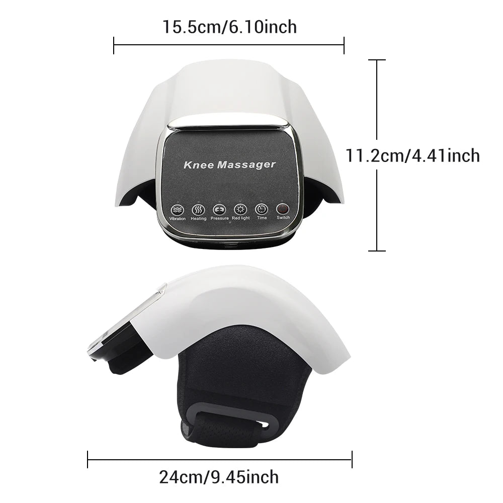 Knee Massage Heating Pad Vibrating Hot Compress Electric Airbag Red Light Therapy Household Joint Device Gift Parents