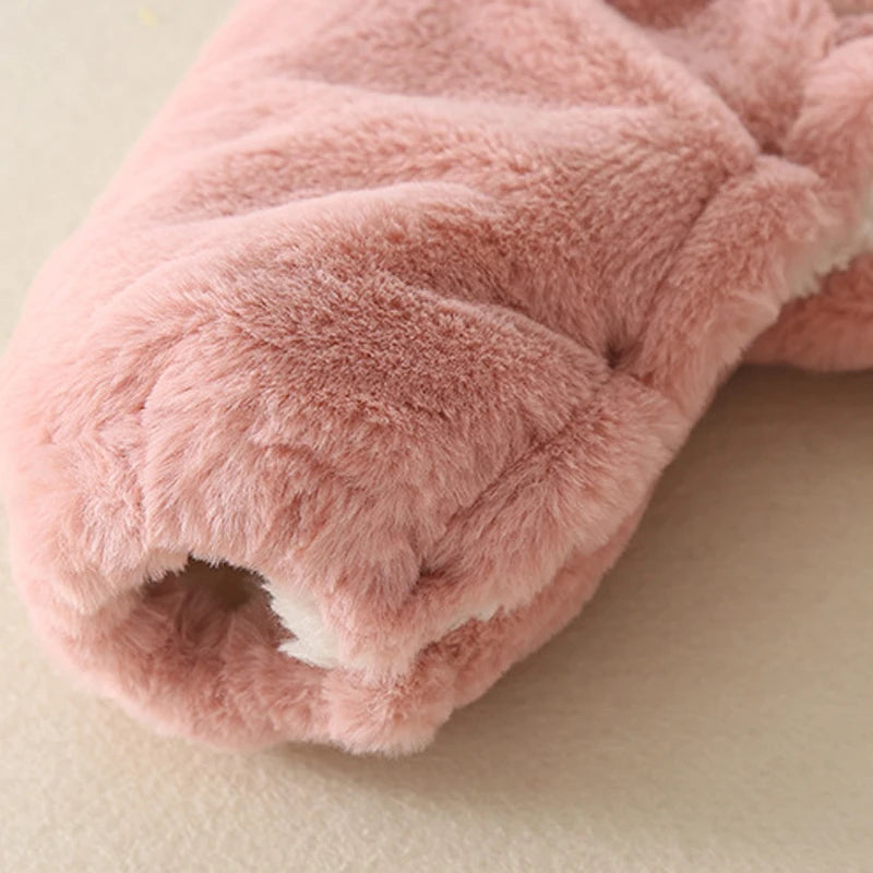 IYEAL Plus Velvet Thicker Coat Winter Clothing Overalls Newborn Baby Soft Warm Romper Jumpsuits for Girl Boy Clothes Outerwear