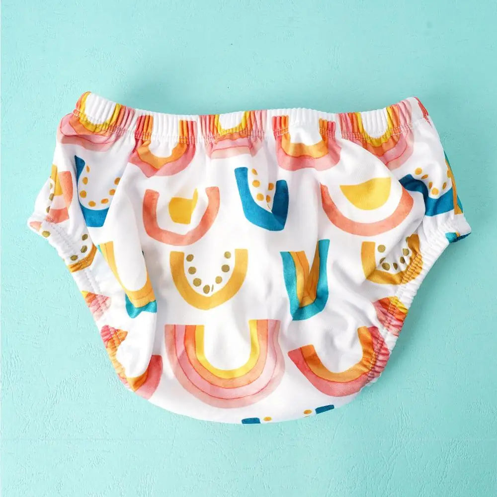 HappyFlute NEW Summer Use Kids Swim Pool Beach Swimming Pants Cover Waterproof Reusable Washable Cloth Baby Nappies
