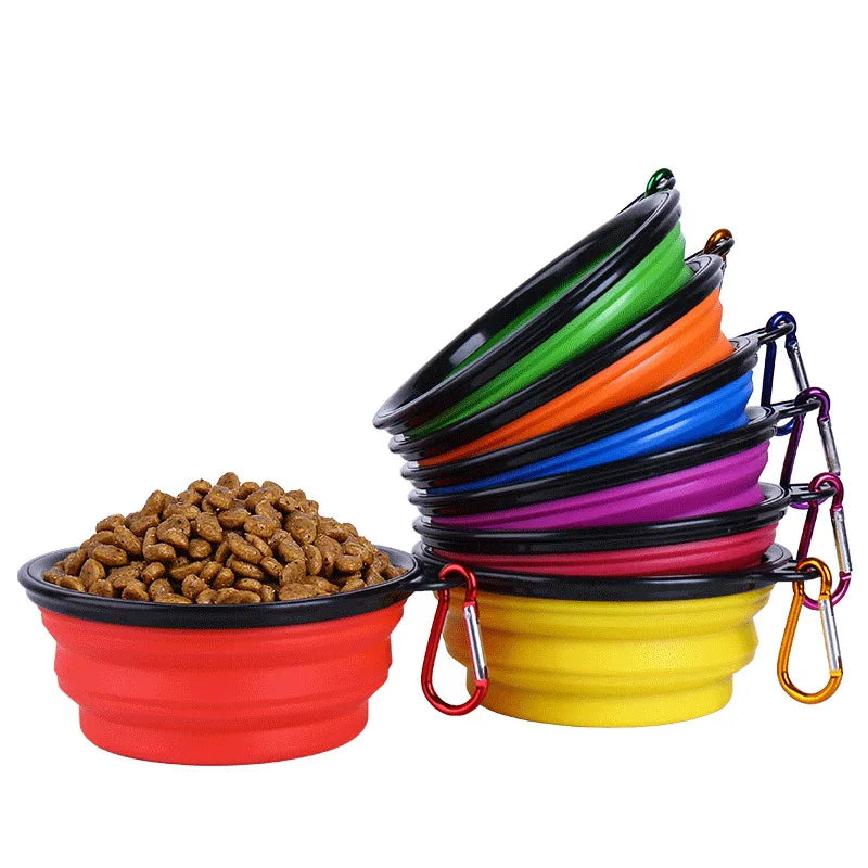 Travel Folding Silicone Dog Bowl
