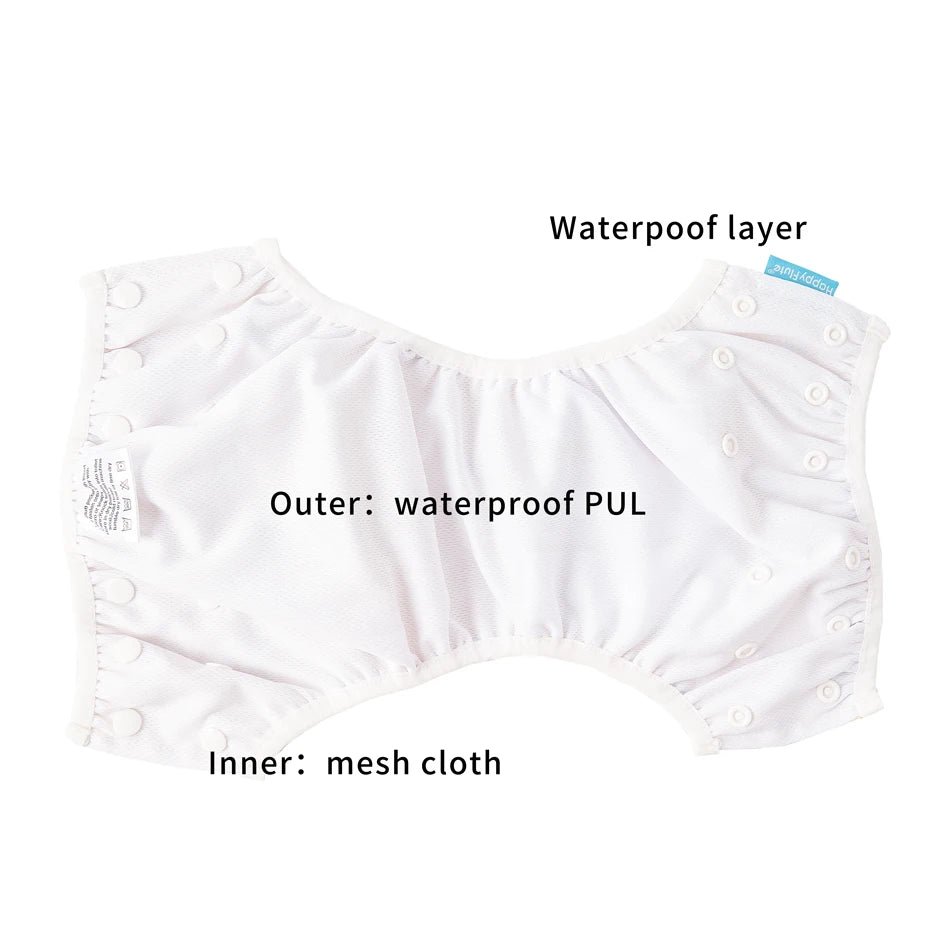 HappyFlute Baby Reusable 1PC Swimming Diapers Boys or Girls Cartoon Swimwear Children Adjustable Summer Swimming Nappy Pants