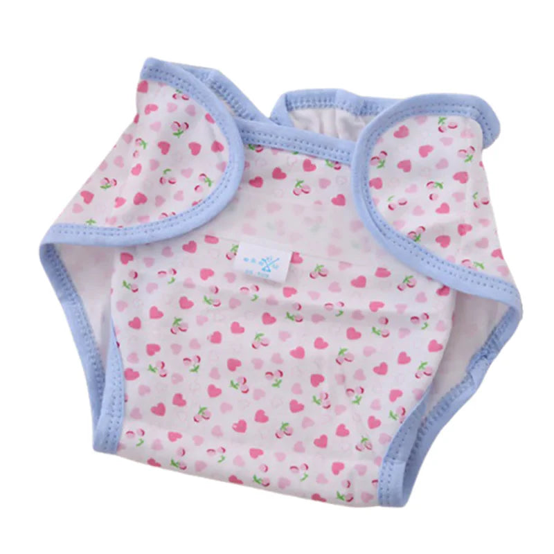 Cotton Adjustable Infant Diaper Cover Cartoon Printing Baby Nappies Washable Cloth Reusable Breathable 0-24M Boys Girls Diapers