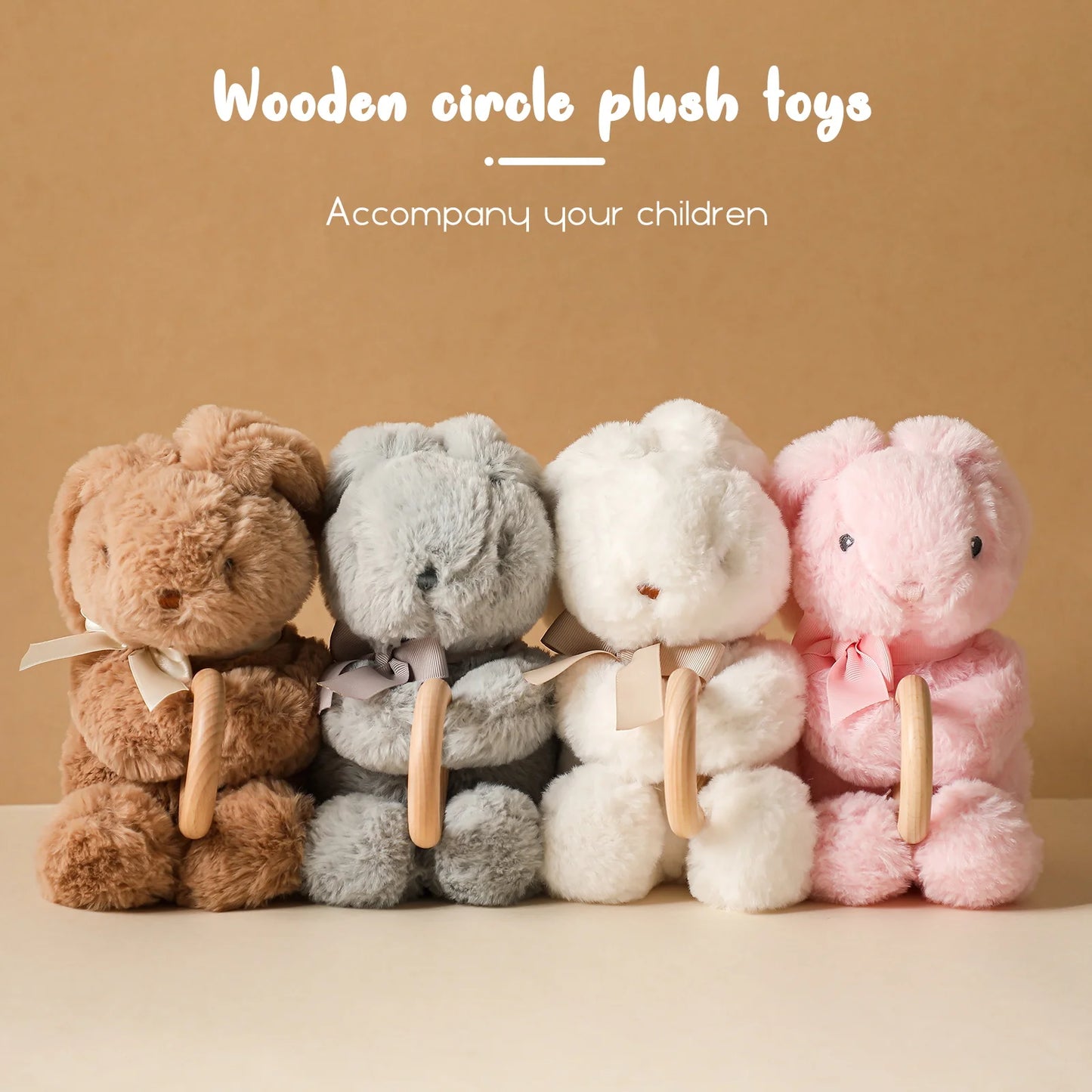 Plush Animals Soft Plush Toy Stuffed Kids Animal Rabbit Sleeping Cute Cartoon Stuffed Animal Dolls Children Birthday Gift