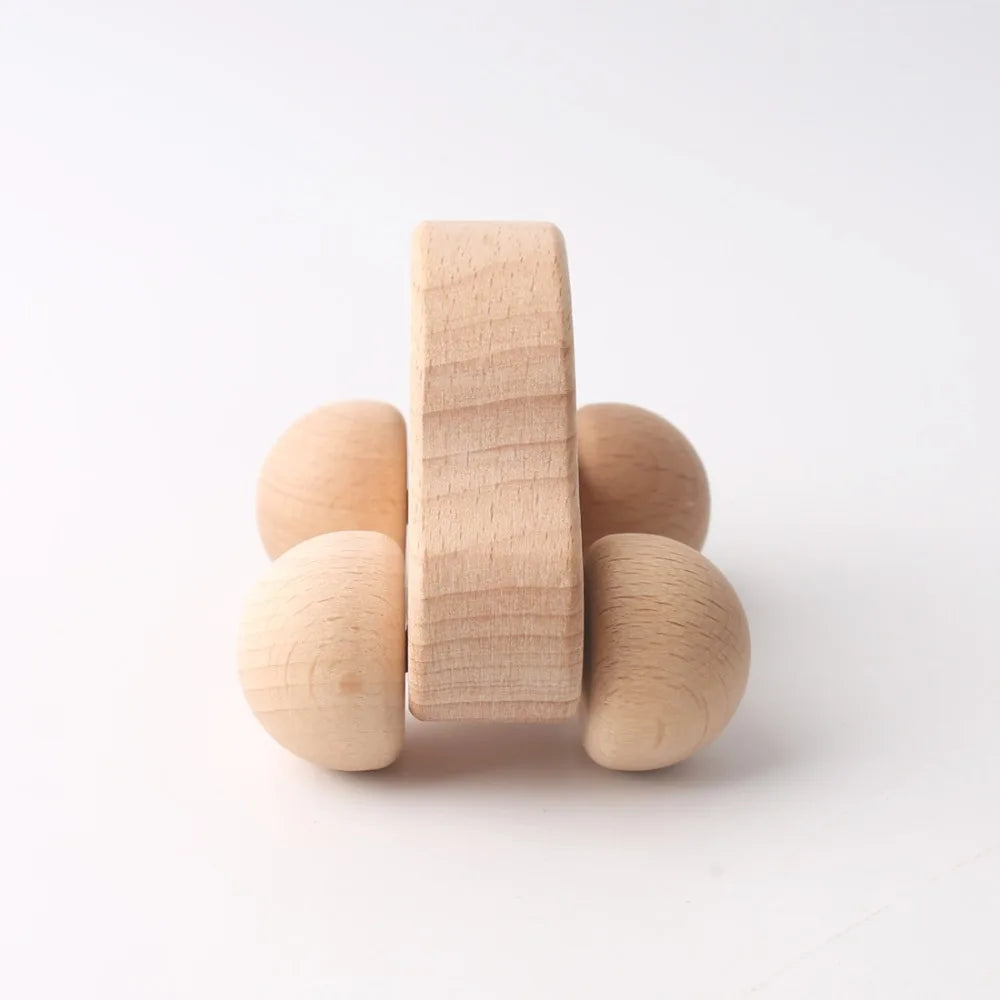 2pc Baby Wood Car Toys BPA Free Food Grade Wooden Teething Toys Christmas Gift Baby Nursing Accessories Vehicle Blocks