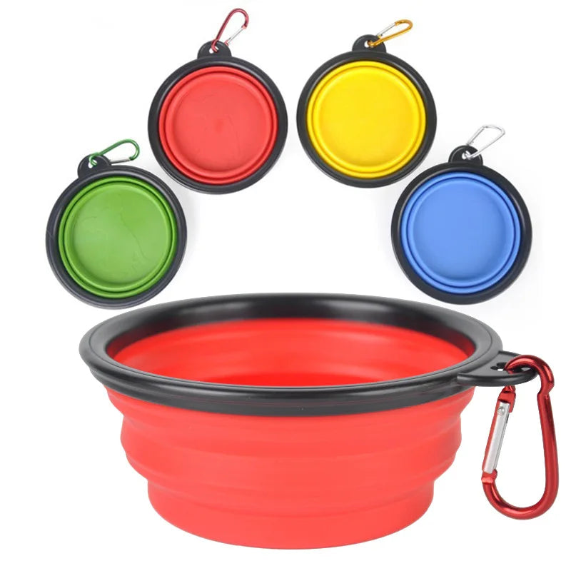 Travel Folding Silicone Dog Bowl