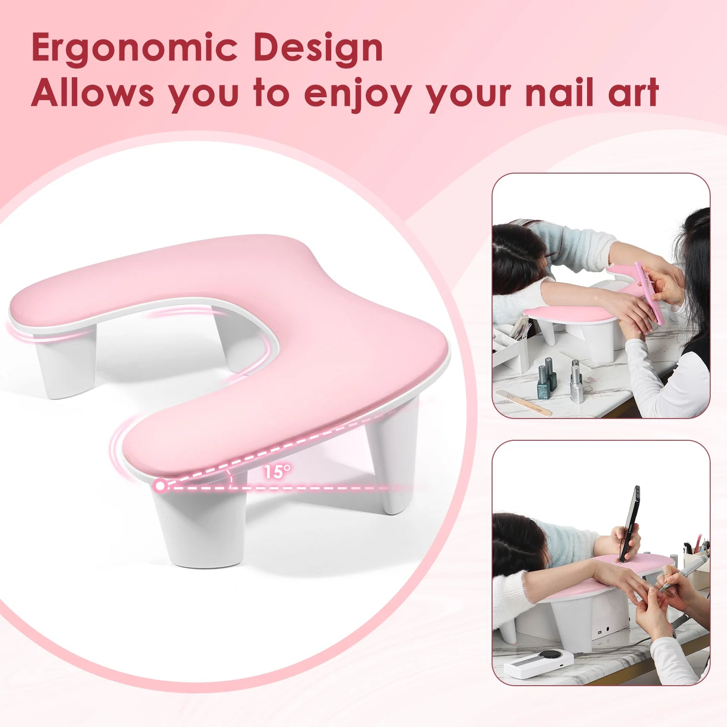 Nail Art Hand Pillow Stand