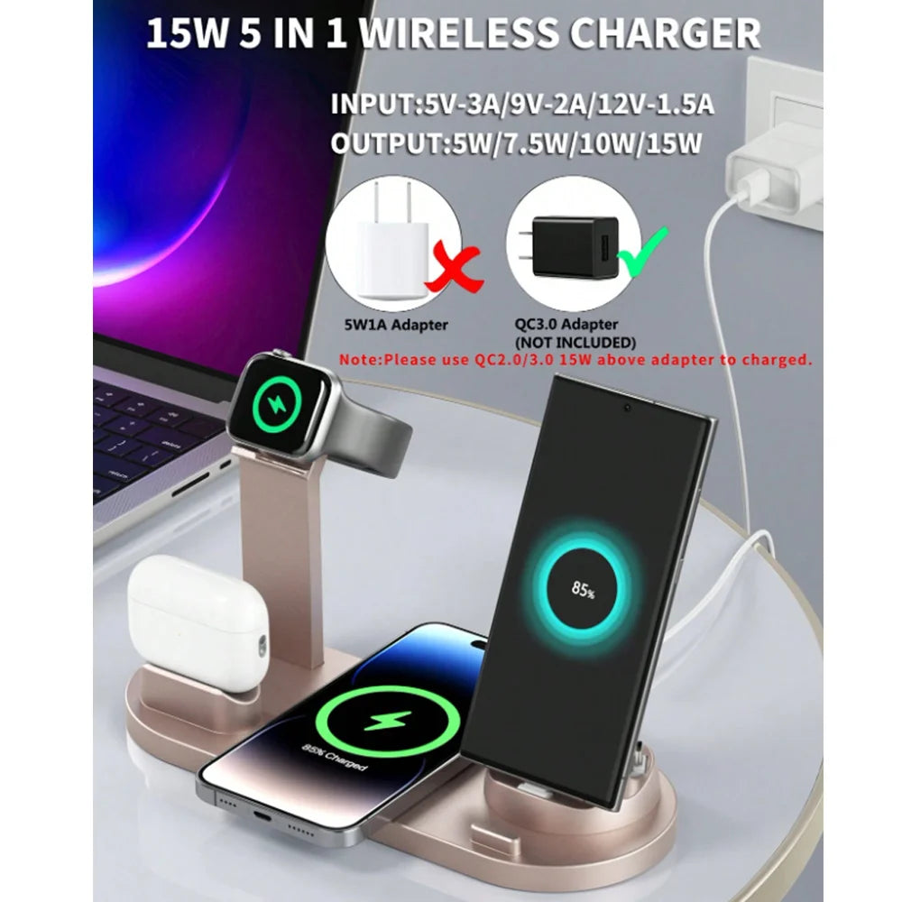 Wireless Charger Stand Pad For iPhone