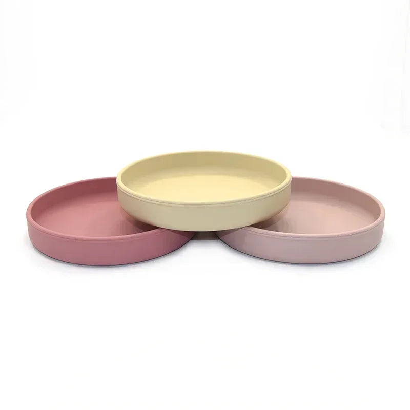 Baby Feeding Silicone Tableware Baby Products Safety Plate Children's Tableware