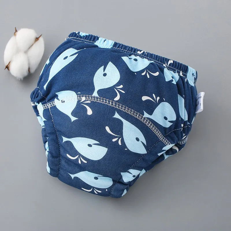 Baby Training Pants Newborn Reusable Cotton Infant Shorts Underwear Cloth Baby Diaper Nappies Breathable Training Panties