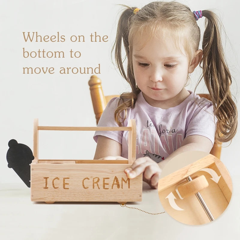 Original Ice Cream Toy Baby Play House Toy Set Simulation Toy Set Simulation Ice Cream Baby Educational Toys Birthday Gift Kids