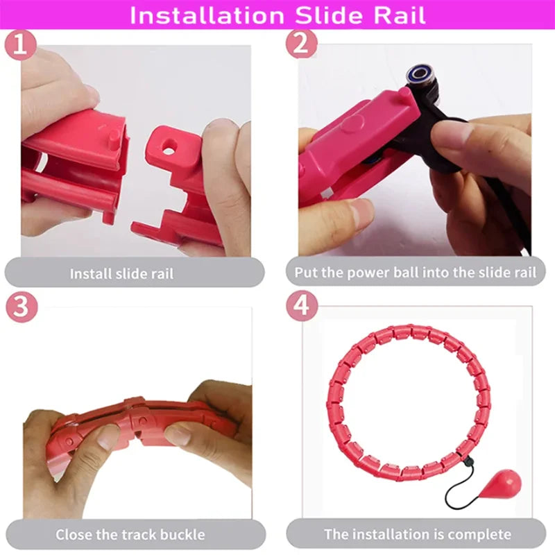 Adjustable 2-in-1 Exercise Hoop