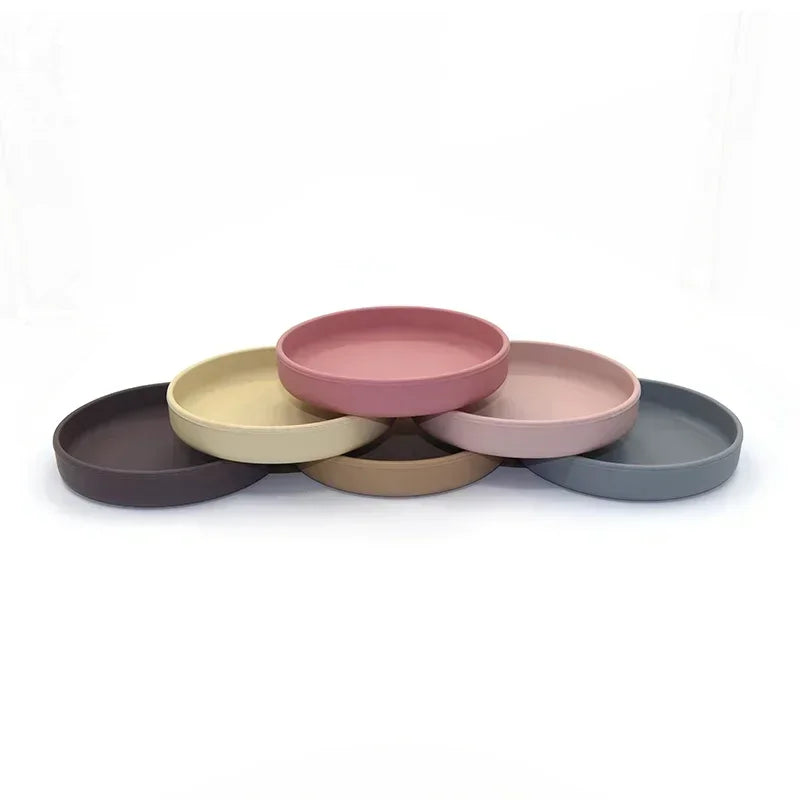 Baby Feeding Silicone Tableware Baby Products Safety Plate Children's Tableware