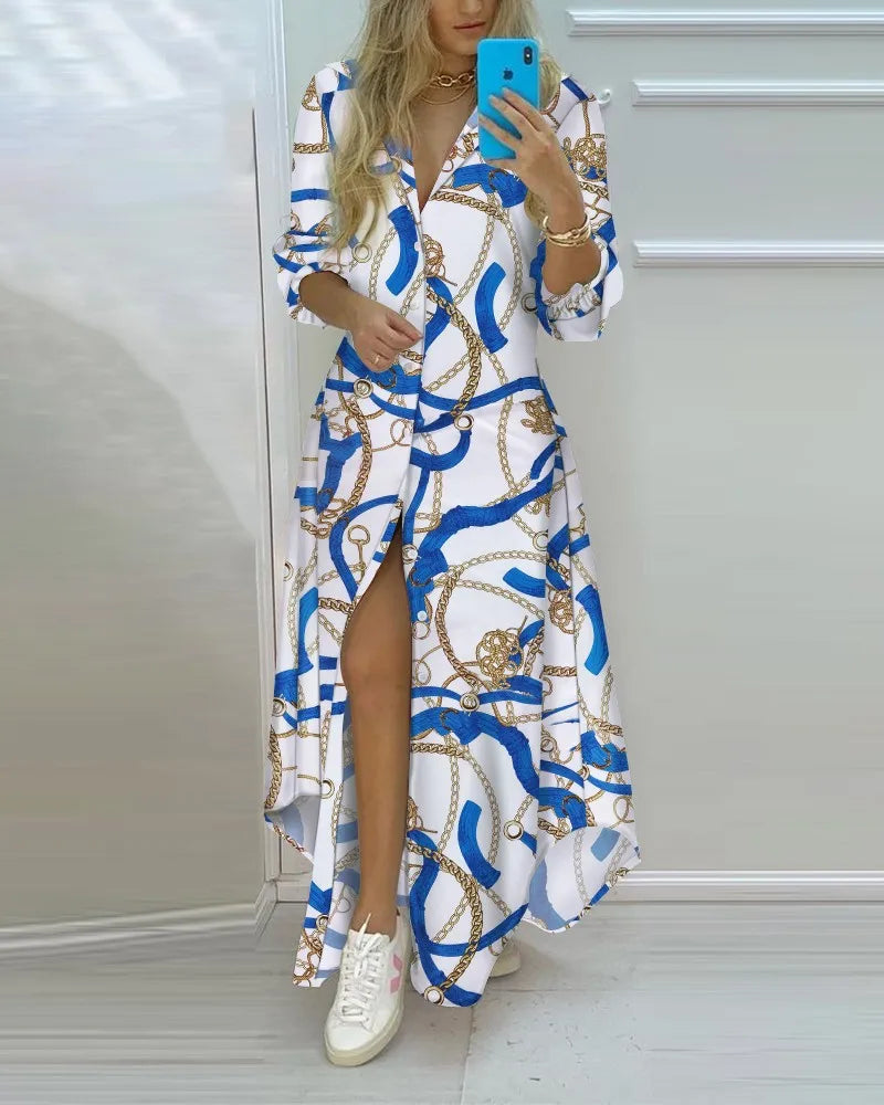 Retro Polo Shirt Dress