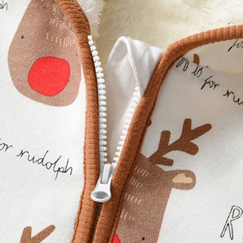 IYEAL Baby Snow Wear Newborn Snowsuit Boy Warm Cotton Girl Clothes Outfits Christmas New Year Winter Overalls for Kids Coat