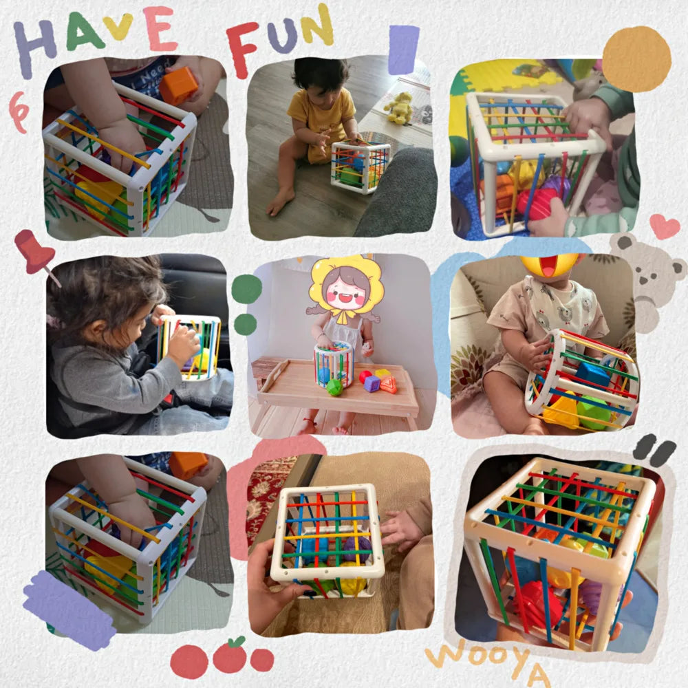 Colorful Shape Sorting Blocks