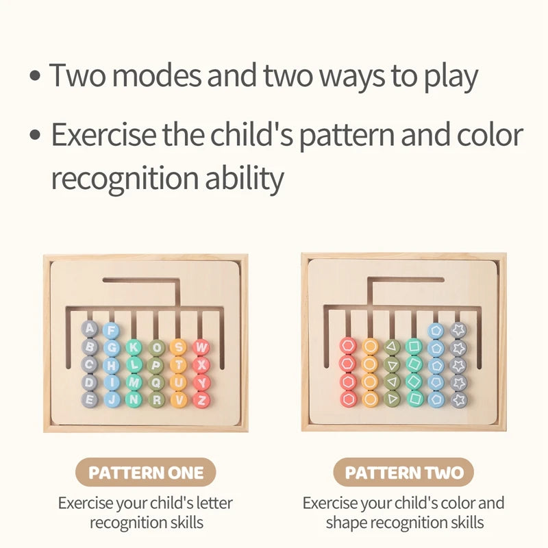Montessori Baby Wooden Toys Kids Busy Letter Board Sensory Activities Toy Color Shape Cognition Match Educational Toy Baby Gifts