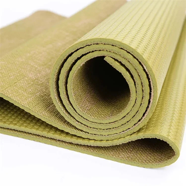Factory Wholesale Slimming Exercise Yoga Mat Home Meditation Exercise Eco Organic Jute Yoga Mat