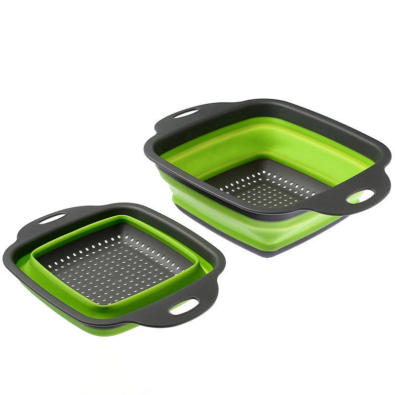 Square Collapsible Silicone Colander