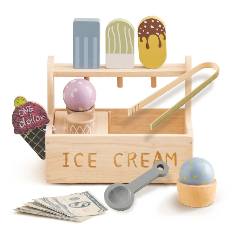 Original Ice Cream Toy Baby Play House Toy Set Simulation Toy Set Simulation Ice Cream Baby Educational Toys Birthday Gift Kids