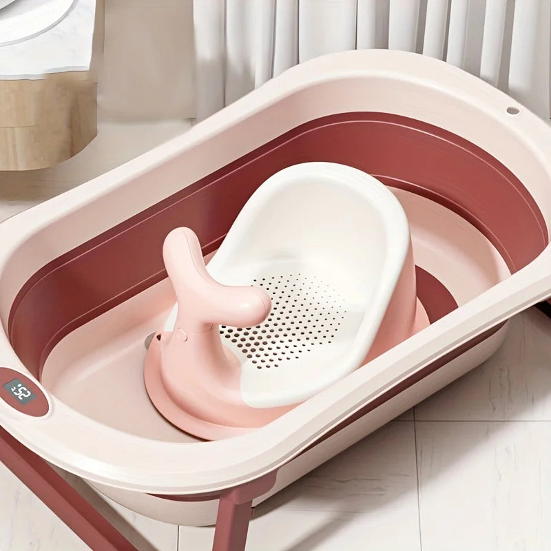 Foldable Baby Bathtub with Real