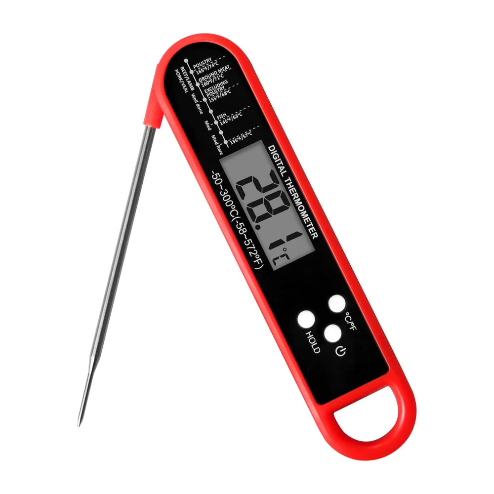 Foldable Digital Display Meat Thermometer