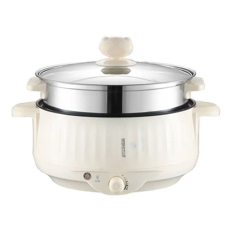 1.7L Multicooker Single/Double Layer Electric Pot 1-2 People Household Non-stick Pan Hot Pot Rice Cooker Cooking Appliances