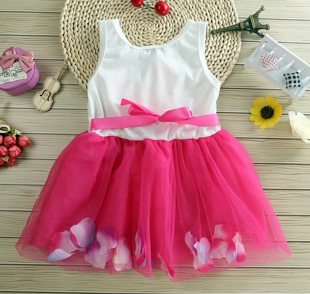 Bunny Dress Tulle Dress Splice Kids Princess Lace Girl Heart Party Toddler Flower Baby Girls Girls Size 8 Winter Dresses