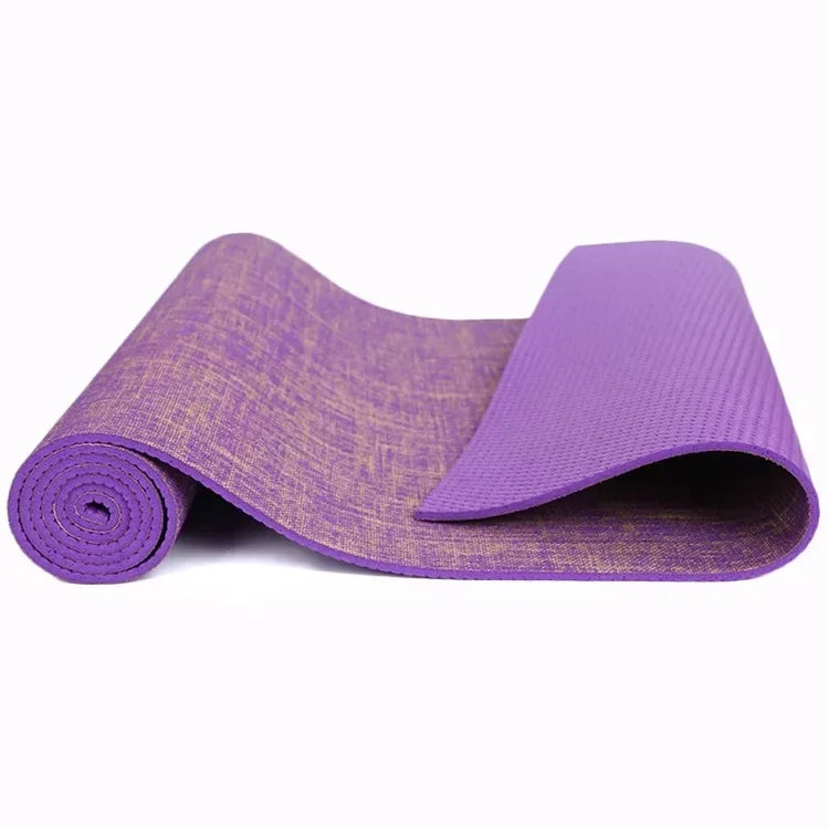 Factory Wholesale Slimming Exercise Yoga Mat Home Meditation Exercise Eco Organic Jute Yoga Mat