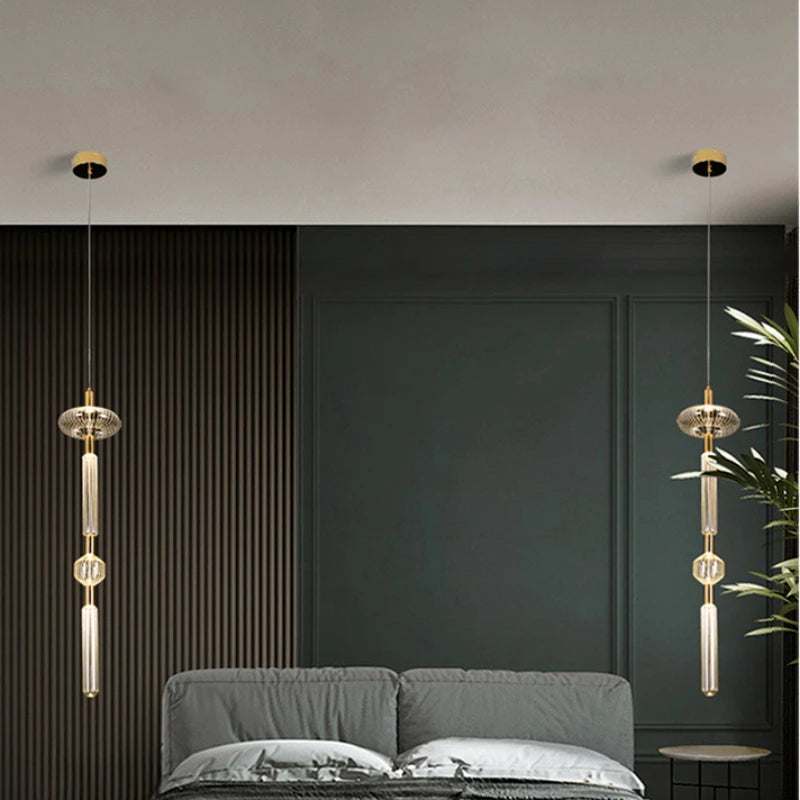 Nordic Strip Glass Pendant Lights
