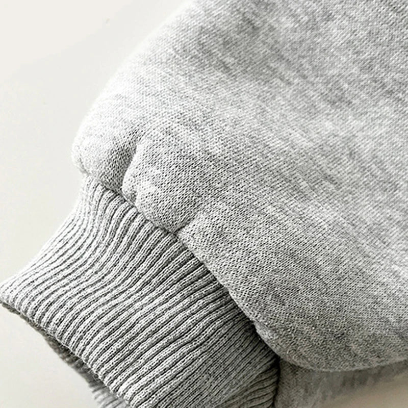 IYEAL Newborn Baby Boys Soft Velvet Warm Romper Autumn Winter New Baby Thickened Lapel Cute Cartoon Climbing Clothes