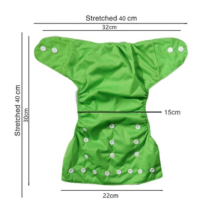 Baby Diapers Washable Eco-friendly Baby Cloth Diaper Ecological Adjustable Nappy Reusable Lightweight And Portable Diaper