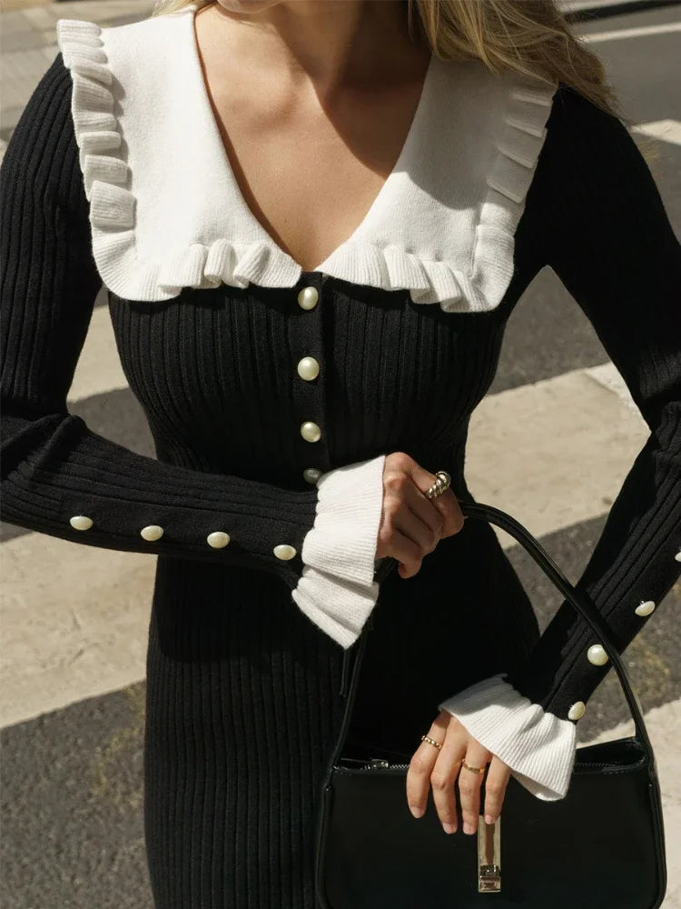High Waist Ruffled Maxi Dresses For Women