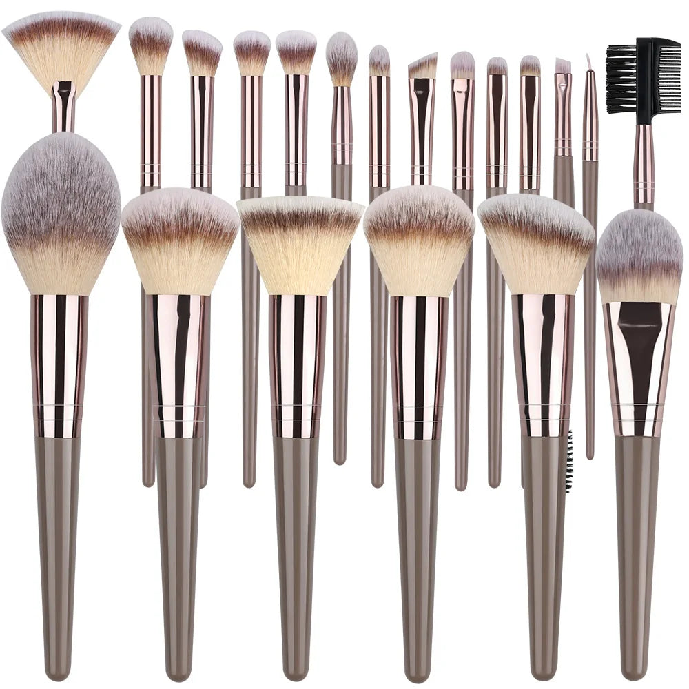 Champagne Golden Makeup Brush Set