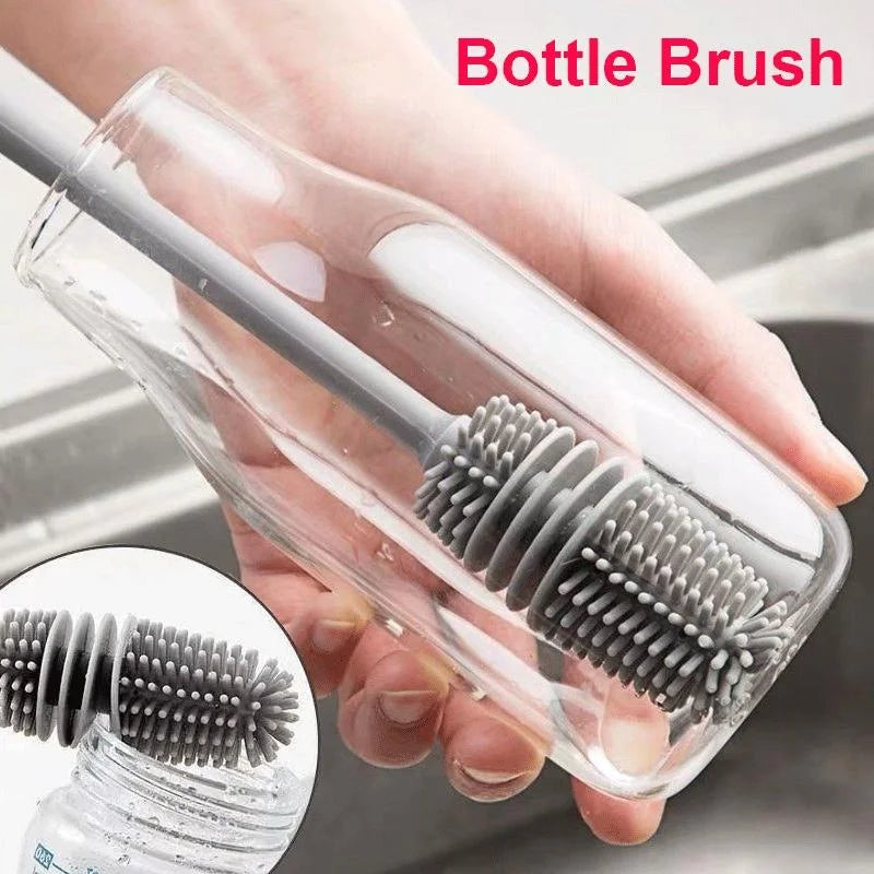 Silicone Milk Bottle Cleaning Brush