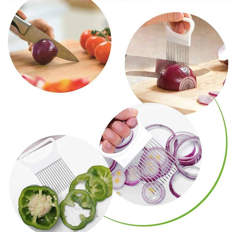 Stainless Steel Onion Holder Slicer