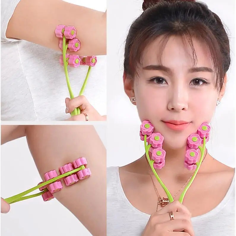 Flower Facial Massager Roller