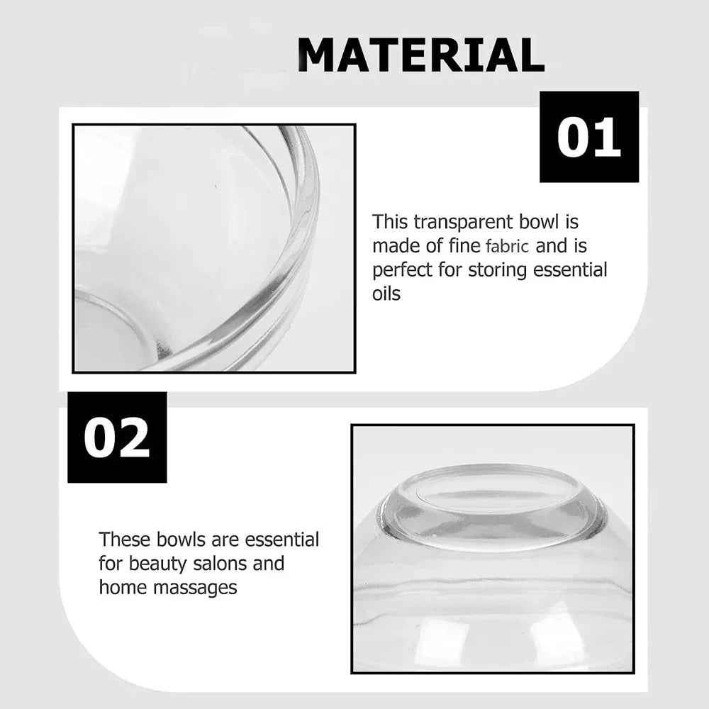 Acrylic Face Mixing Bowls