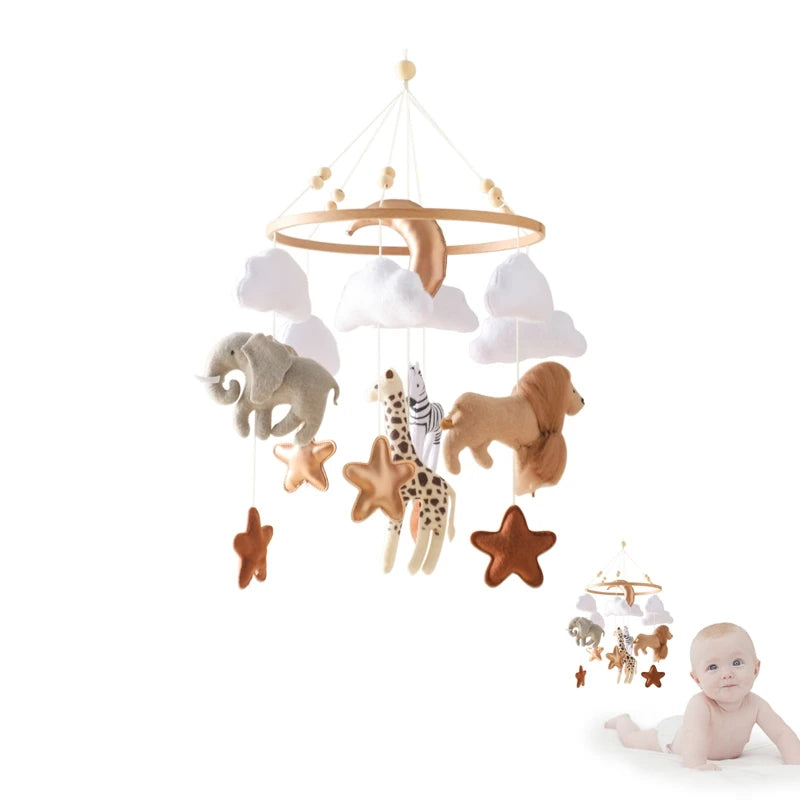 Wooden Baby Crib Mobile