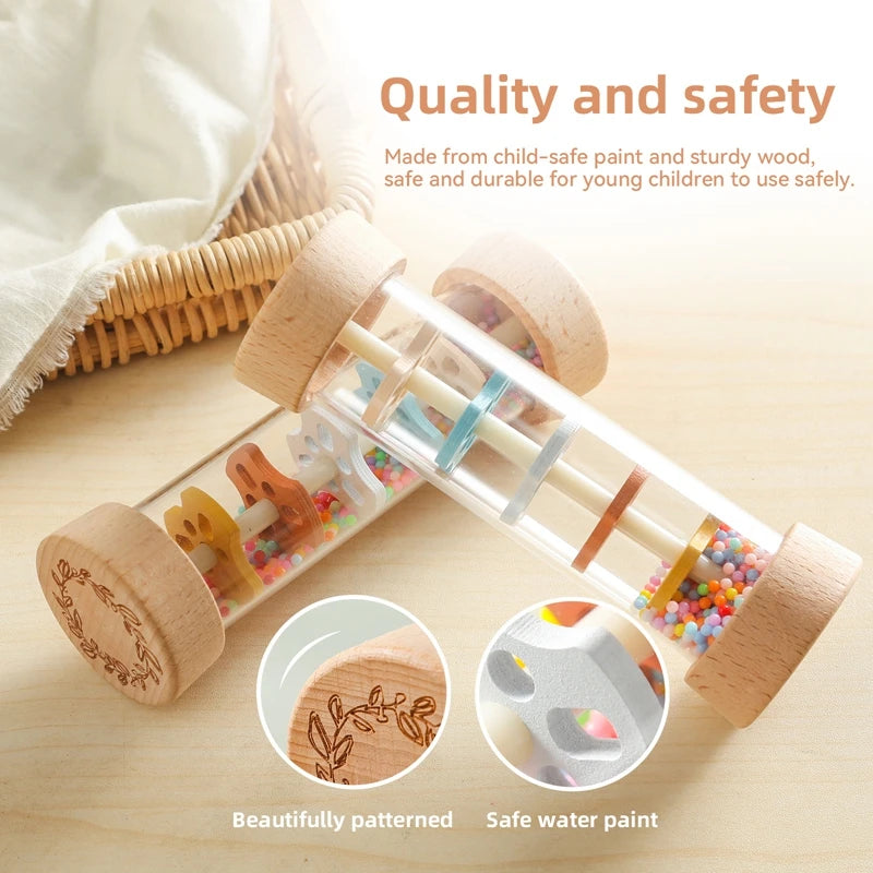 Montessori Rainbow Rain Stick