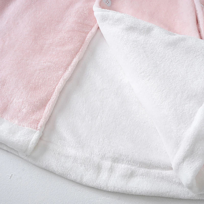 IYEAL Winter Long Baby Girls Cloak Baby Windbreaker Outwear Thickening Wrap for Autumn and Winter Children Girls Coat