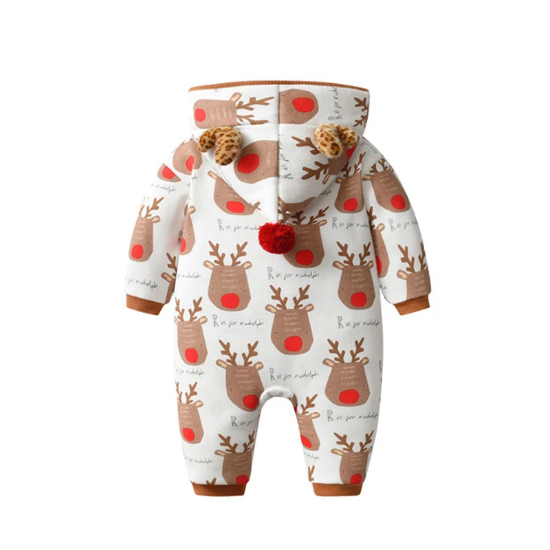 IYEAL Baby Snow Wear Newborn Snowsuit Boy Warm Cotton Girl Clothes Outfits Christmas New Year Winter Overalls for Kids Coat