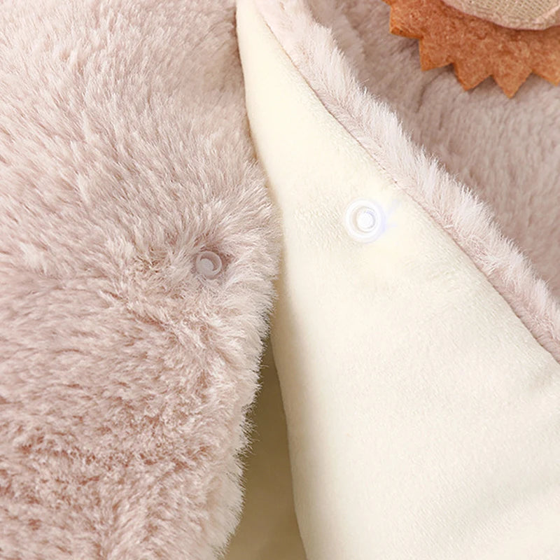 IYEAL Autumn and Winter Thickened Baby Clothes Neonatal Outwear Cloak Children's Cloak Baby Boys Girls Cloak