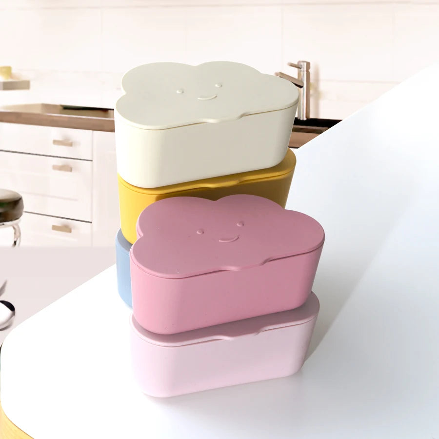 New Silicone Snack Box For Baby Portable Baby Food Storage Container BPA Free Bowl Children's Tableware Baby Accessories