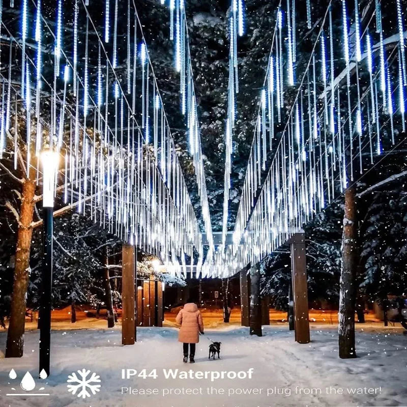 8 Tubes LED Meteor Shower Lights