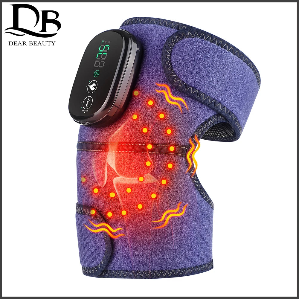Heated Knee Pad Shoulder Pad Elbow Multifunctional Heating Massager Keep Warm Relieve Fatigue Red Light Hot Compress Vibration
