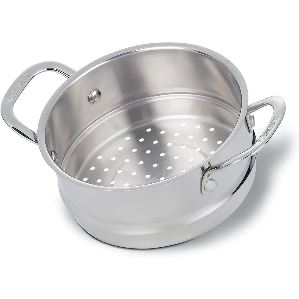17-Piece Cookware Set, Chef's Classic Steel Collection 77-17N