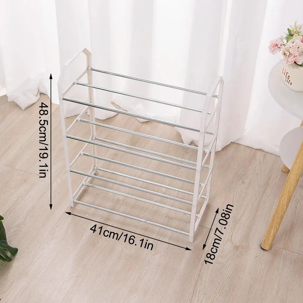 4 Floor Assembly Creative Home Shoe Rack Dormitory Door Storage Rack Storage Shoe Cabinet Components Home Supplies