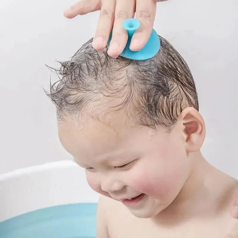 Silicone Baby Bath Shampoo Brush