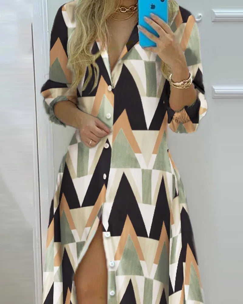 Retro Polo Shirt Dress