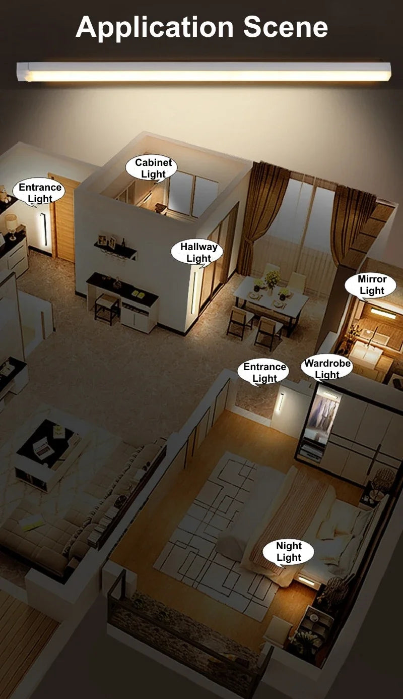 USB Charging LED PIR Light